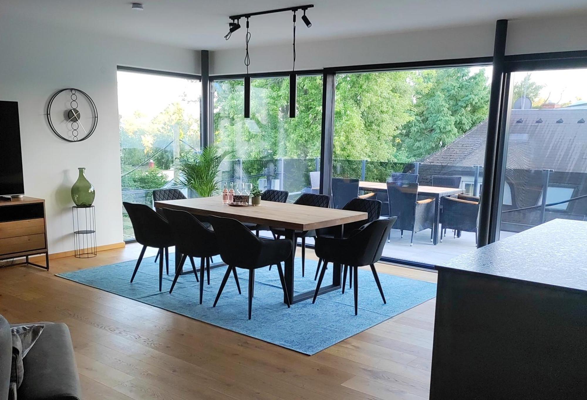 Luxurioeses Penthouse Mit Blick Auf Die Uno-City Und Dem Kaiserwasser. 3Schlafzimmer, 2 Baeder, Privat Lift Ins Apartment Vídeň Exteriér fotografie